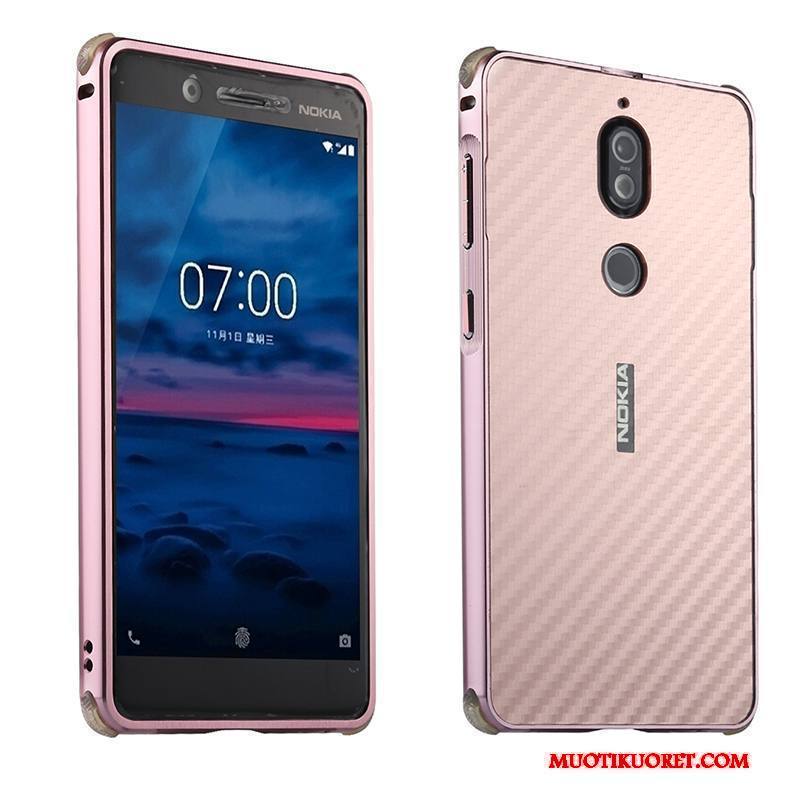 Nokia 7 Kuori Metalli Kehys Puhelimen Kuoret Takakansi Kotelo Luova All Inclusive