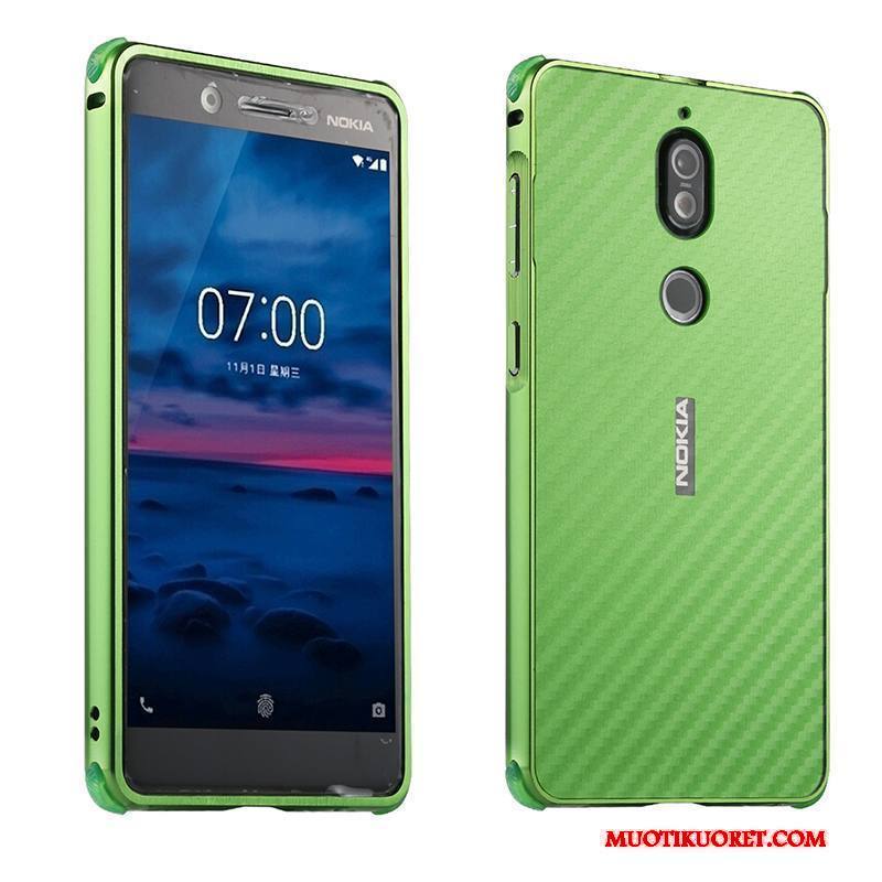 Nokia 7 Kuori Metalli Kehys Puhelimen Kuoret Takakansi Kotelo Luova All Inclusive