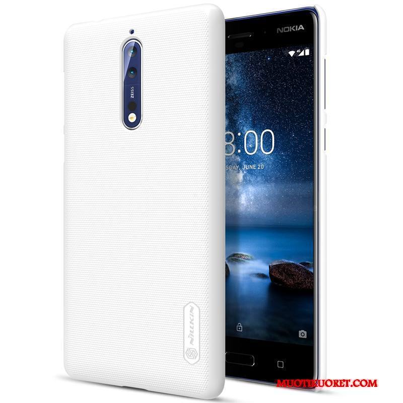 Nokia 8 Kulta Musta Pesty Suede Kuori Suojaus Puhelimen Kuoret Murtumaton