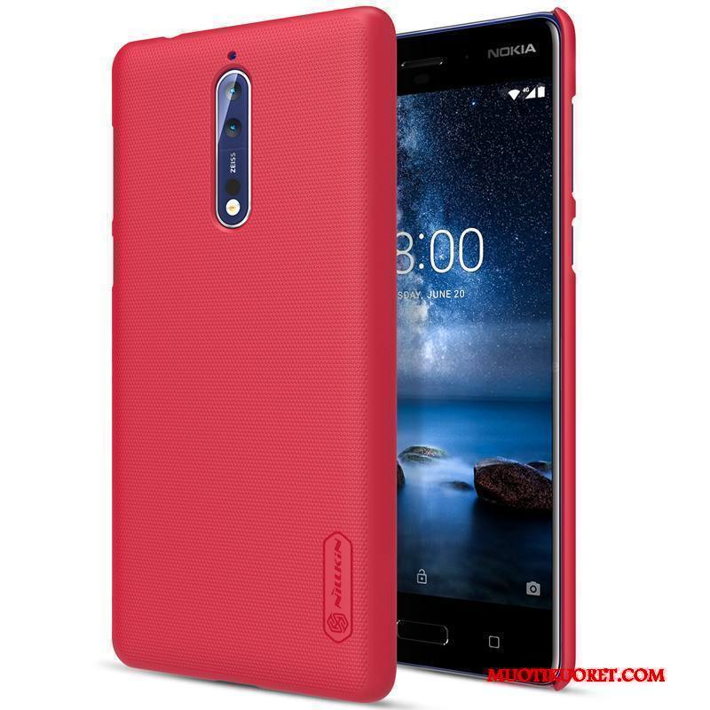 Nokia 8 Kulta Musta Pesty Suede Kuori Suojaus Puhelimen Kuoret Murtumaton