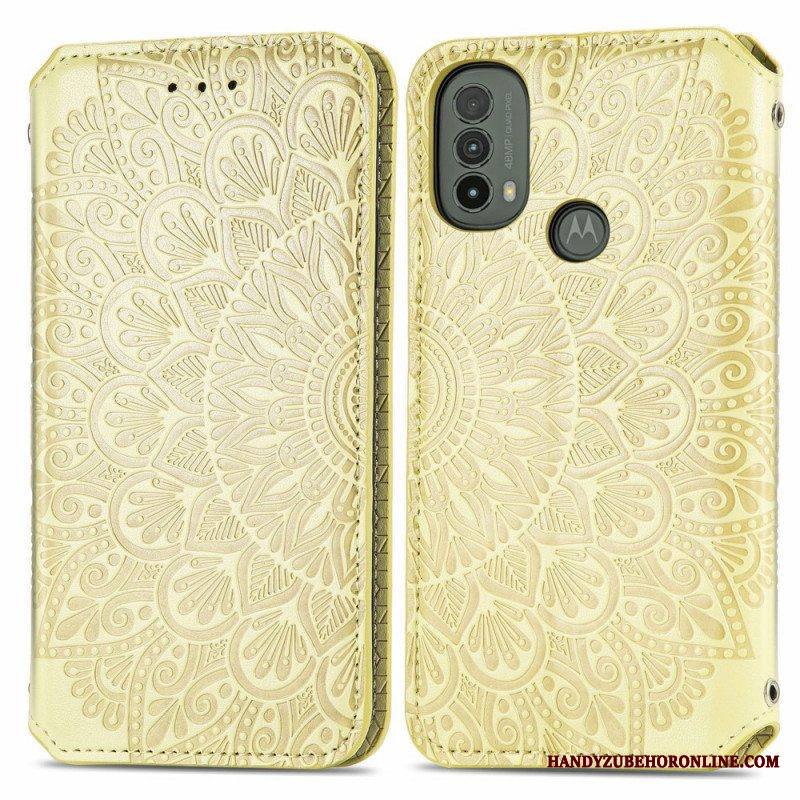 Puhelinkuoret Moto E40 / E30 / E20 Kotelot Flip Mandala