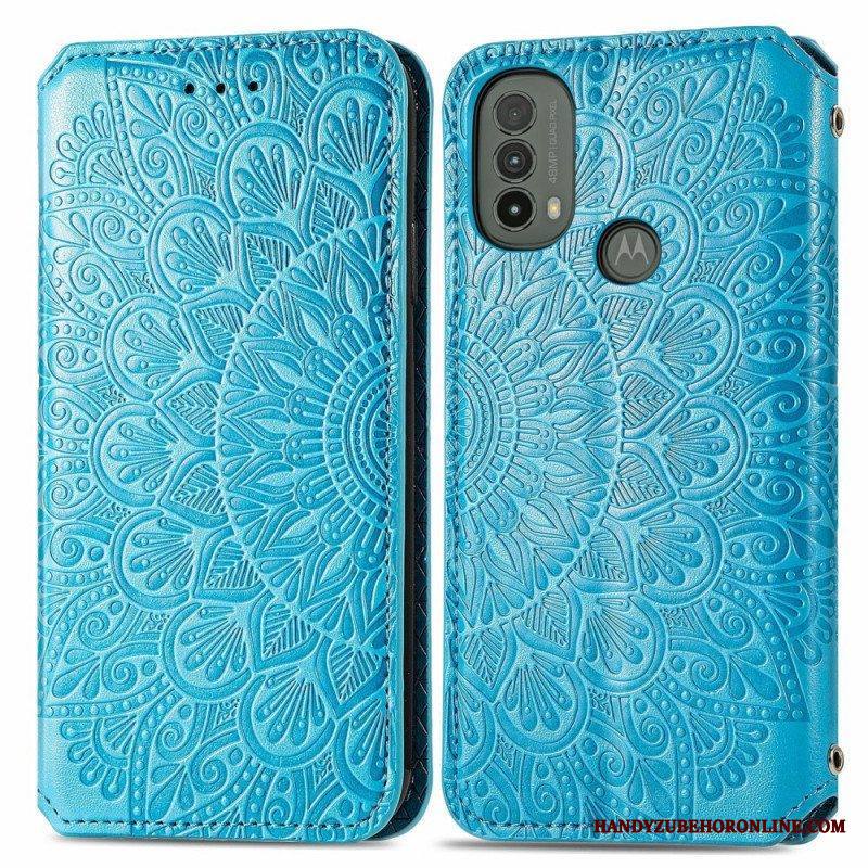 Puhelinkuoret Moto E40 / E30 / E20 Kotelot Flip Mandala