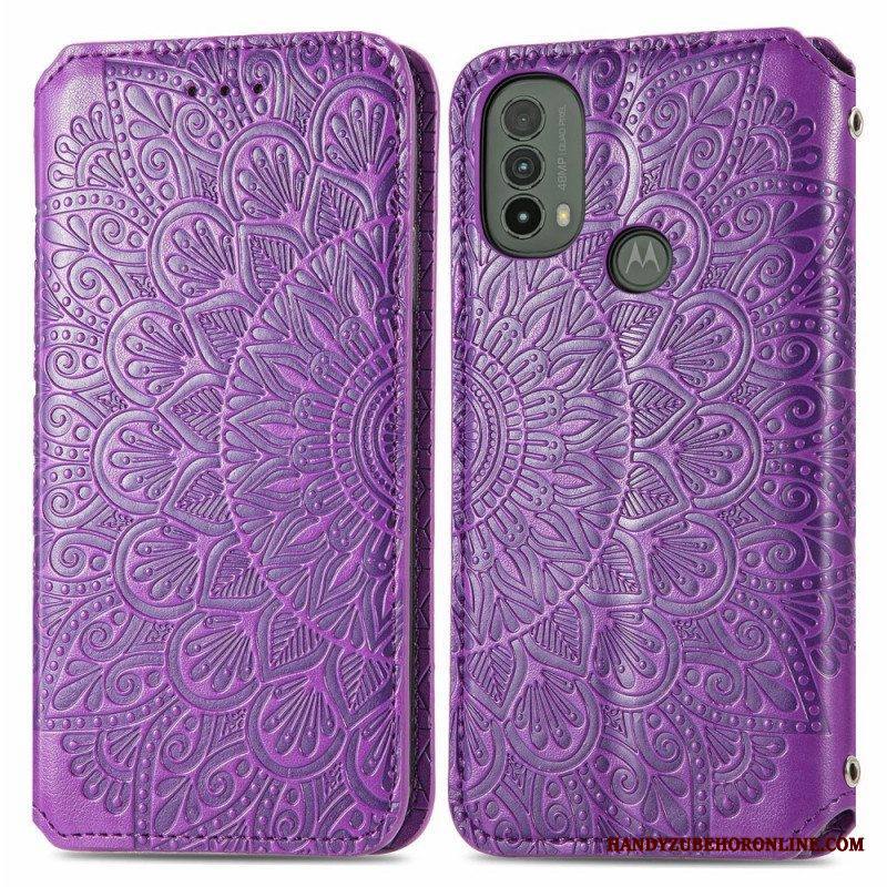 Puhelinkuoret Moto E40 / E30 / E20 Kotelot Flip Mandala