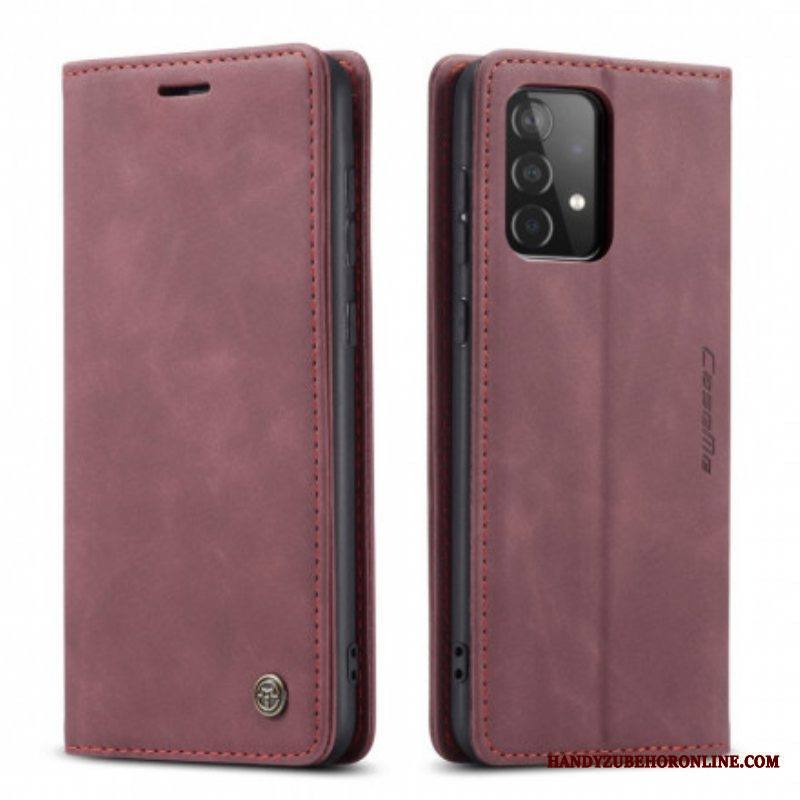 Puhelinkuoret Samsung Galaxy A52 4G / A52 5G / A52s 5G Kotelot Flip Caseme Keinonahkaa