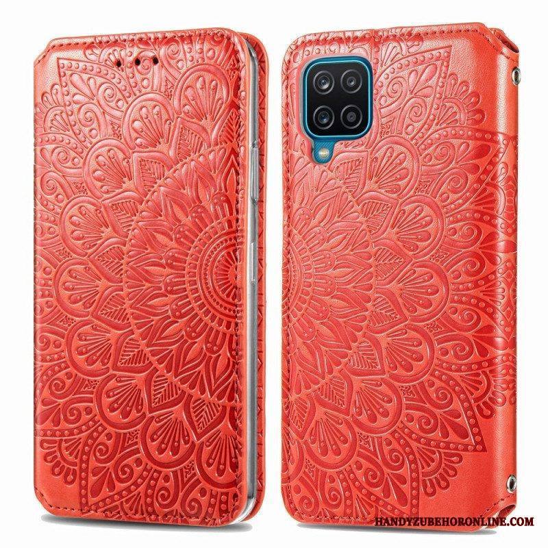 Puhelinkuoret Samsung Galaxy M12 / A12 Kotelot Flip Mandala