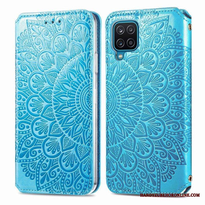 Puhelinkuoret Samsung Galaxy M12 / A12 Kotelot Flip Mandala