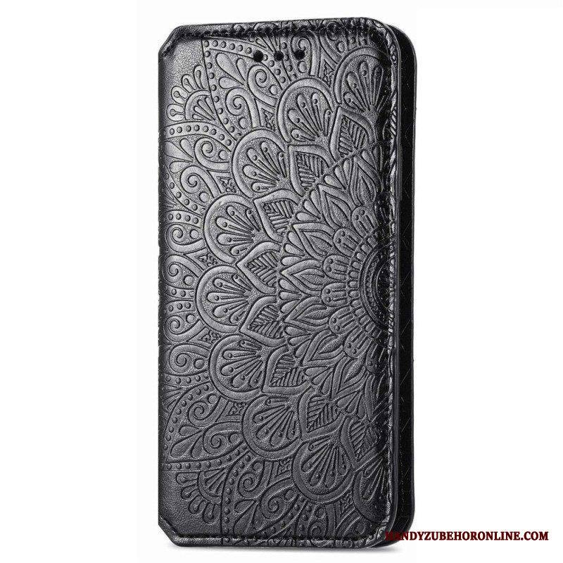 Puhelinkuoret Samsung Galaxy S22 Ultra 5G Kotelot Flip Mandala