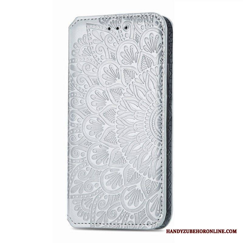 Puhelinkuoret Samsung Galaxy S22 Ultra 5G Kotelot Flip Mandala