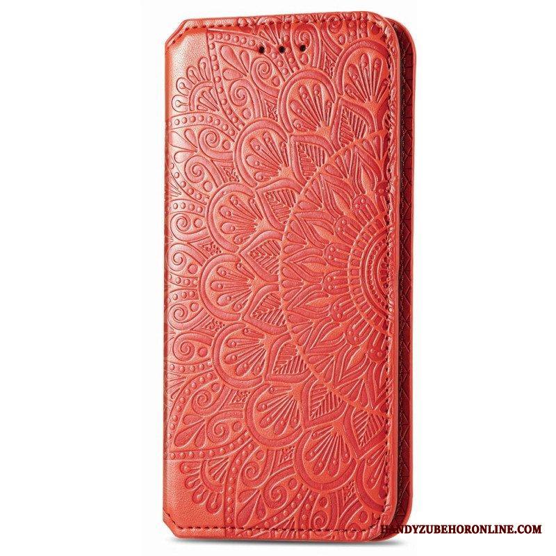 Puhelinkuoret Samsung Galaxy S22 Ultra 5G Kotelot Flip Mandala