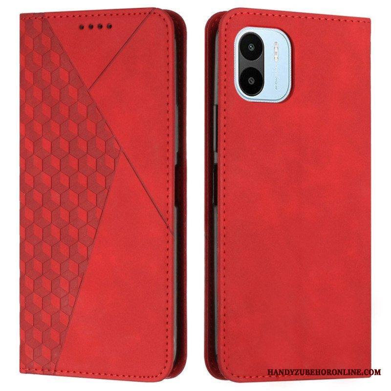 Puhelinkuoret Xiaomi Redmi A1 Kotelot Flip Cubic Style Skin-touch