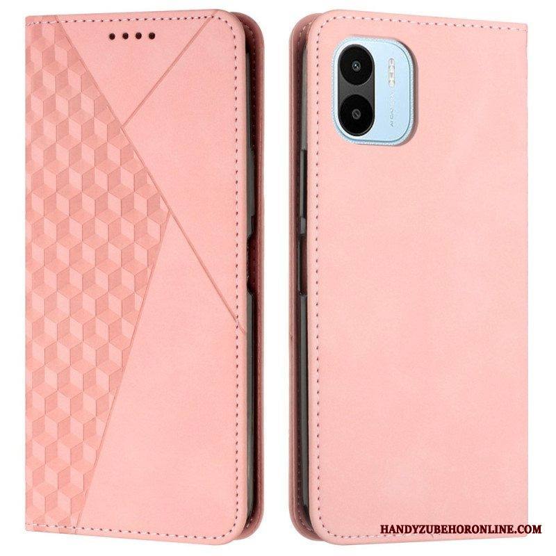 Puhelinkuoret Xiaomi Redmi A1 Kotelot Flip Cubic Style Skin-touch