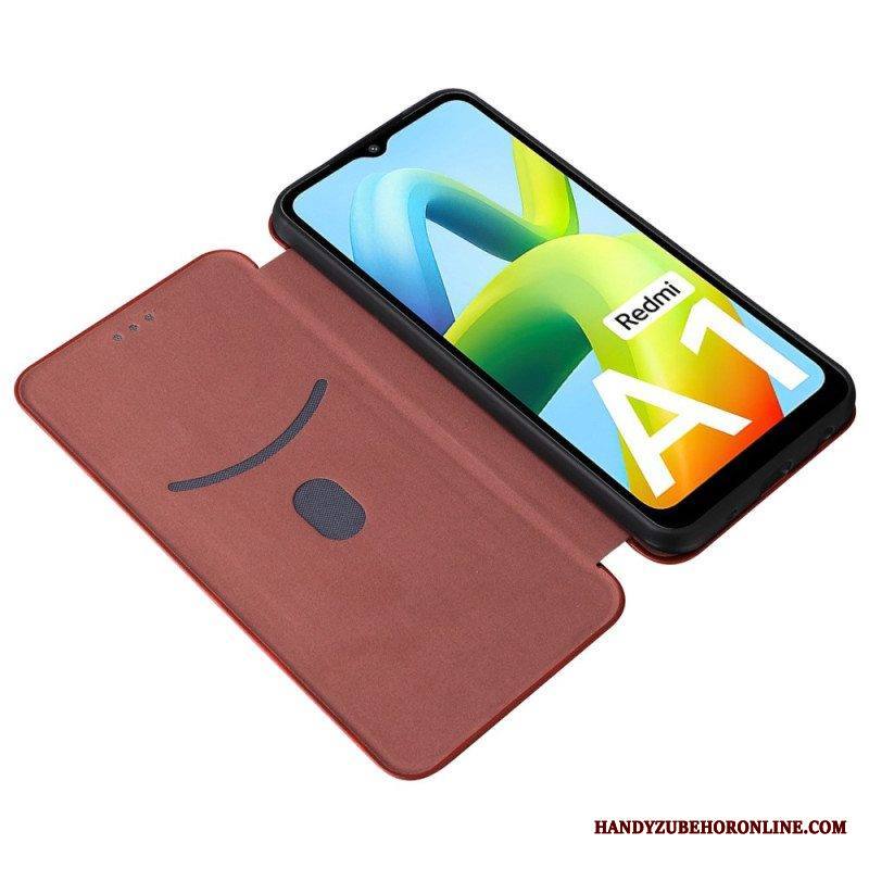 Puhelinkuoret Xiaomi Redmi A1 Kotelot Flip Hiilikuitu