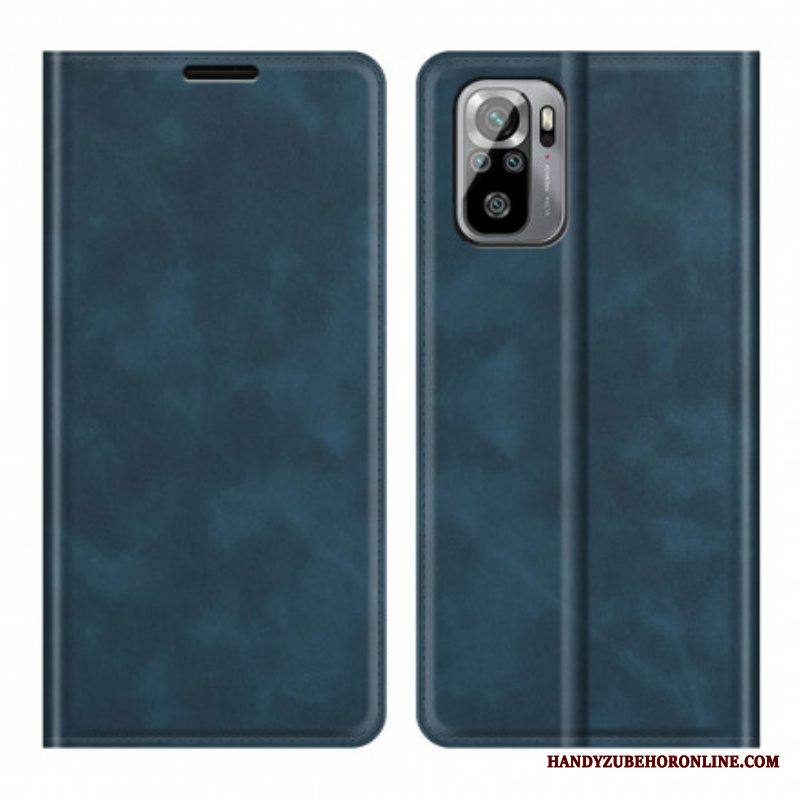 Puhelinkuoret Xiaomi Redmi Note 10 / 10S Kotelot Flip Skin-touch