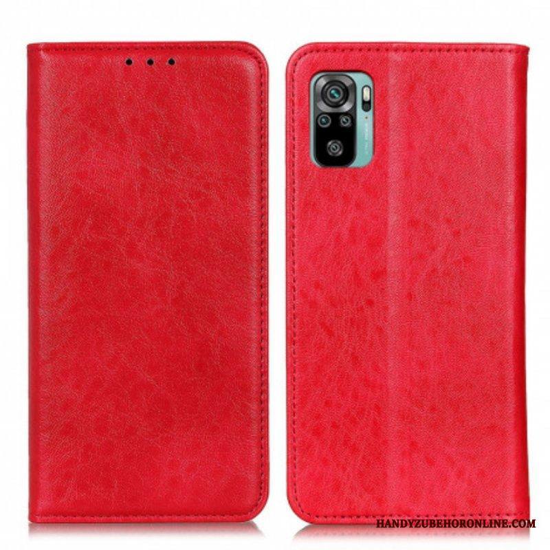 Puhelinkuoret Xiaomi Redmi Note 10 / 10S Kotelot Flip Teksturoitu Nahkaefekti