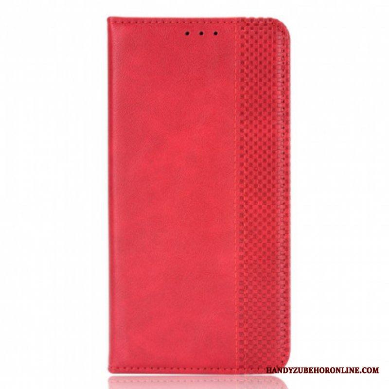 Puhelinkuoret Xiaomi Redmi Note 10 / 10S Kotelot Flip Tyylitelty Vintage-nahkaefekti