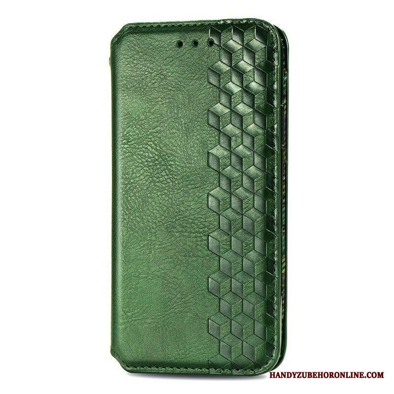 Puhelinkuoret iPhone 13 Mini Kotelot Flip Nahkaefekti Diamond Texture