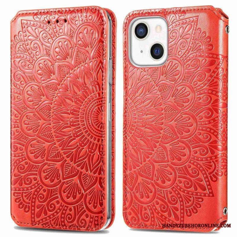 Puhelinkuoret iPhone 14 Plus Kotelot Flip Mandala