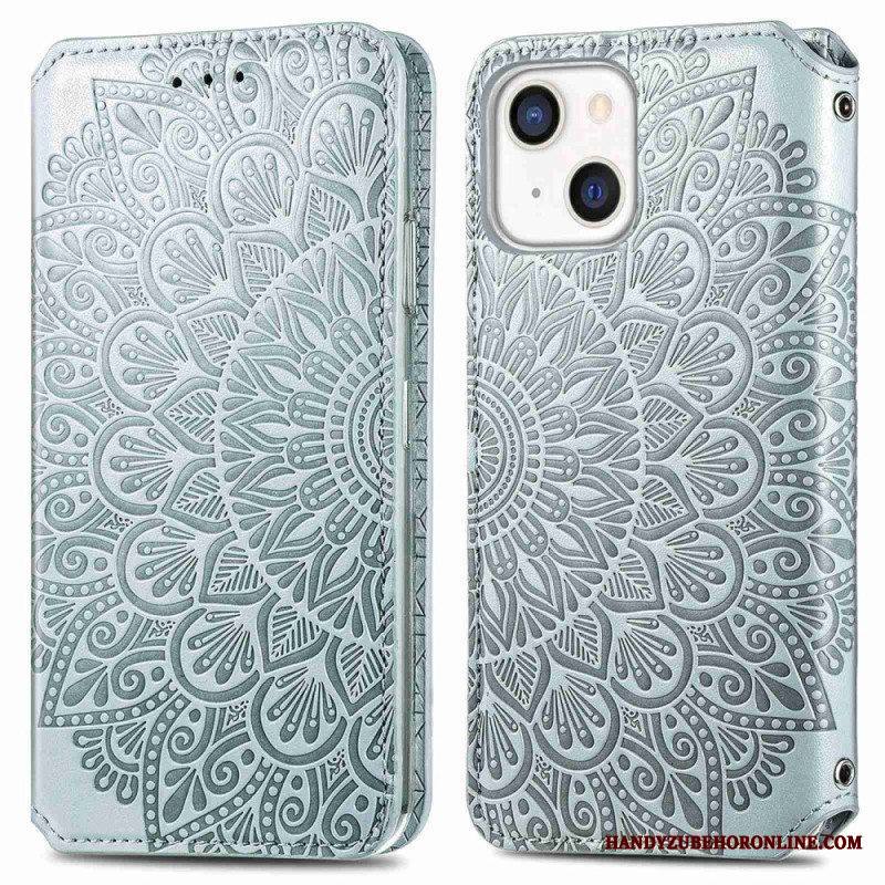 Puhelinkuoret iPhone 14 Plus Kotelot Flip Mandala