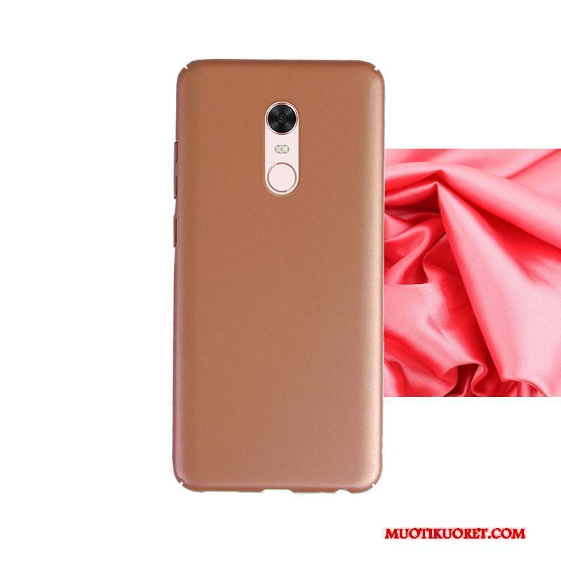 Redmi Note 5 Kuori Väriset Pesty Suede Kova Punainen All Inclusive Kotelo Puhelimen Kuoret