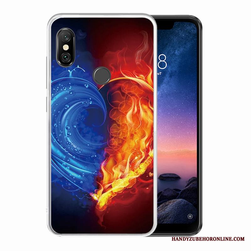 Redmi Note 6 Pro Kuori Punainen Muokata Puhelimen Kuoret Malli Silikoni Musta Pieni