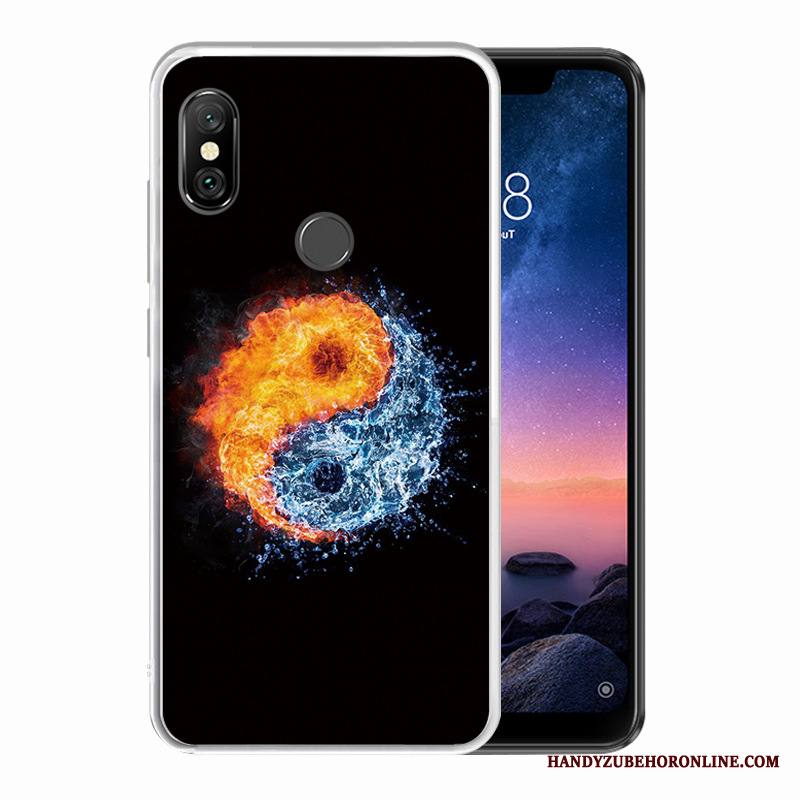 Redmi Note 6 Pro Kuori Punainen Muokata Puhelimen Kuoret Malli Silikoni Musta Pieni