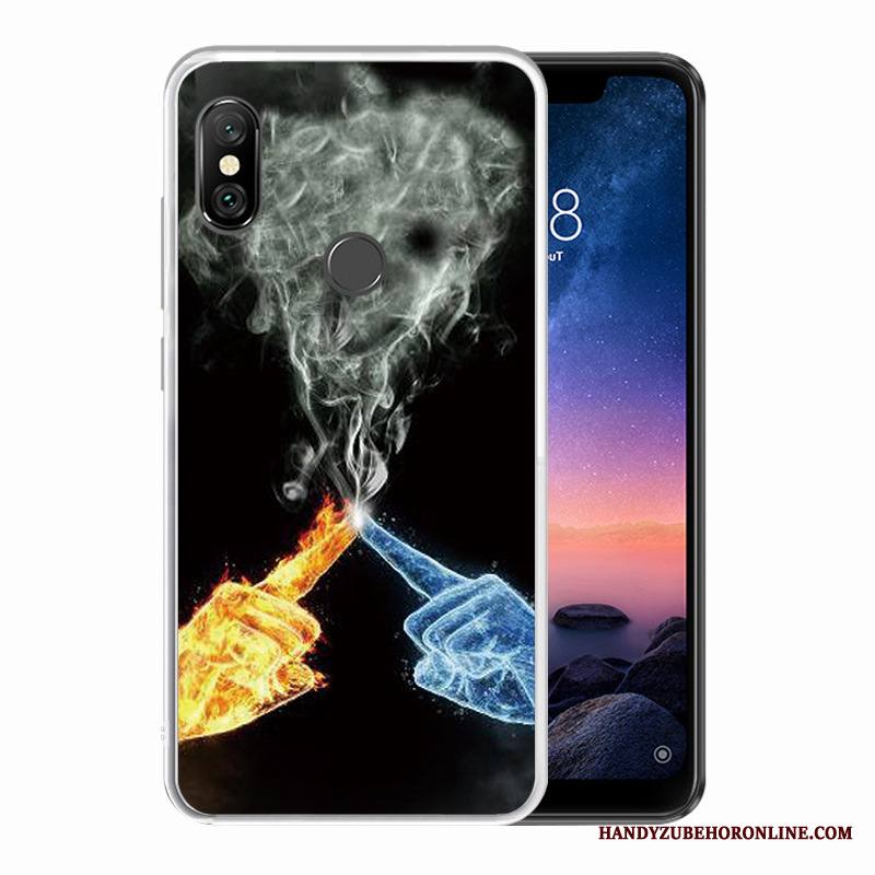 Redmi Note 6 Pro Kuori Punainen Muokata Puhelimen Kuoret Malli Silikoni Musta Pieni