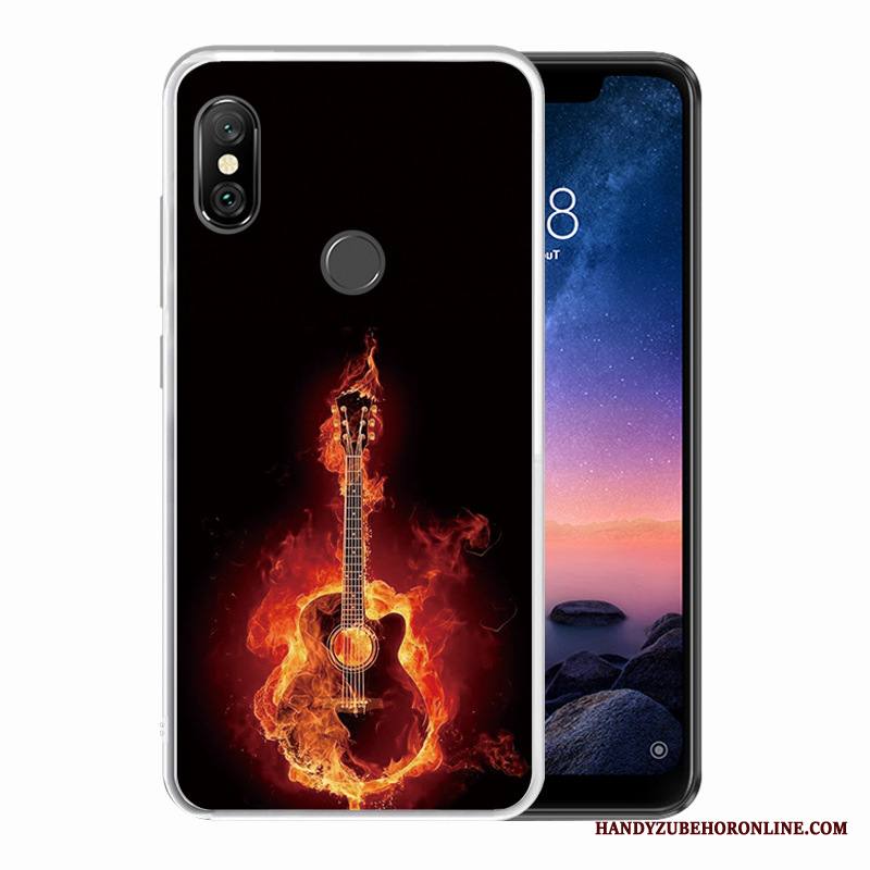 Redmi Note 6 Pro Kuori Punainen Muokata Puhelimen Kuoret Malli Silikoni Musta Pieni