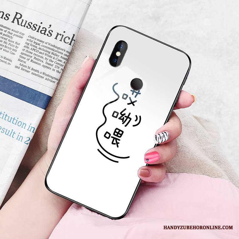 Redmi Note 6 Pro Kuori Suojaus Lasi Punainen Puhelimen Kuoret Kotelo Trendi