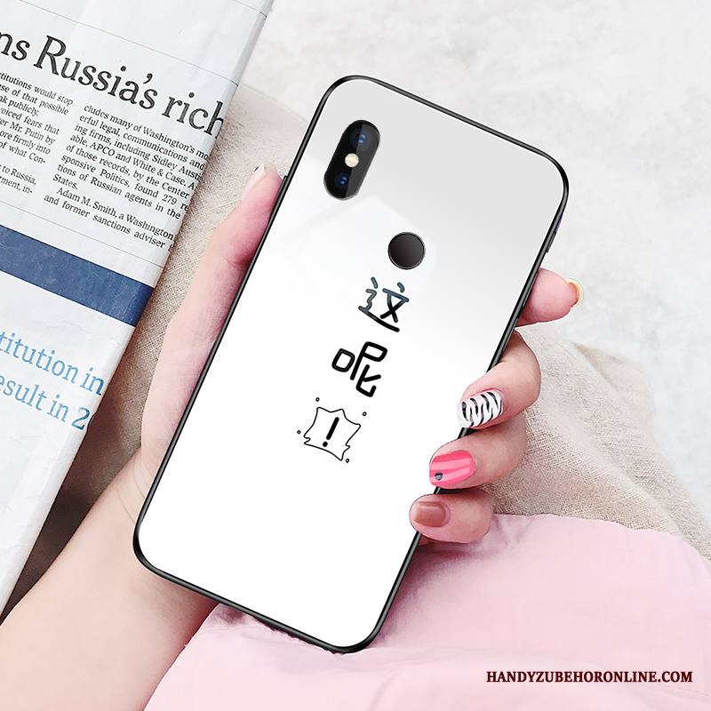 Redmi Note 6 Pro Kuori Suojaus Lasi Punainen Puhelimen Kuoret Kotelo Trendi