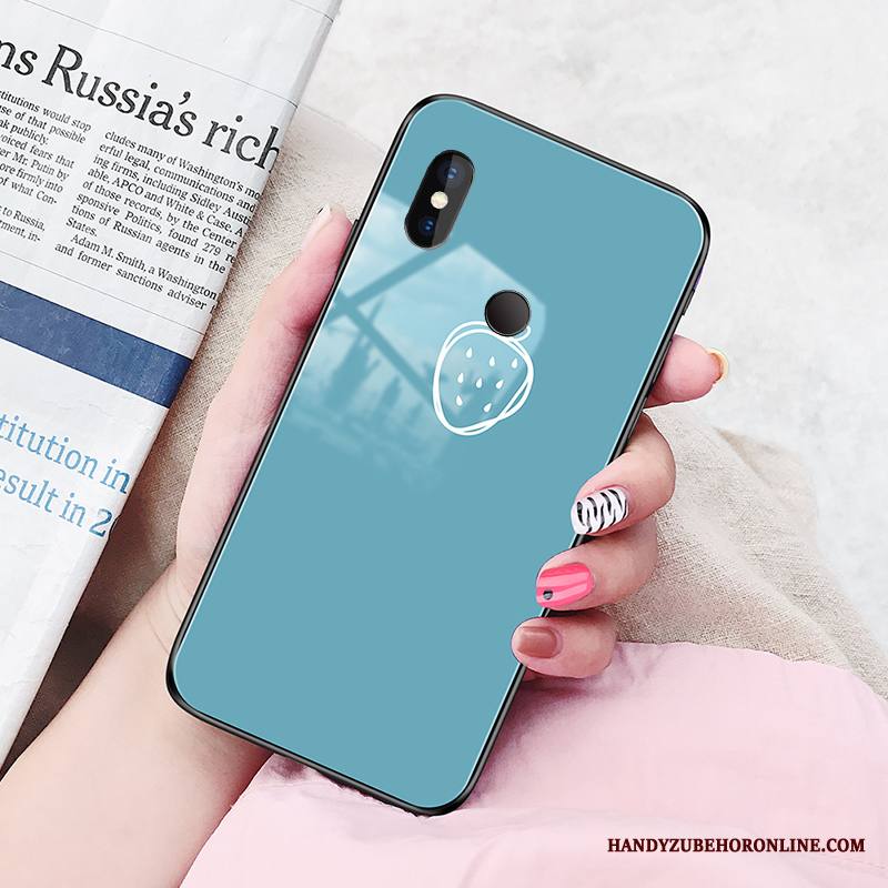 Redmi Note 6 Pro Kuori Suojaus Lasi Punainen Puhelimen Kuoret Kotelo Trendi