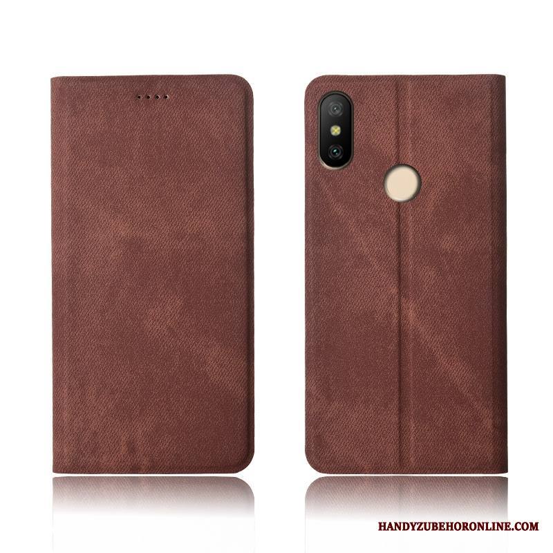 Redmi Note 6 Pro Murtumaton All Inclusive Pehmeä Neste Puhelimen Kuori Punainen Cowboy