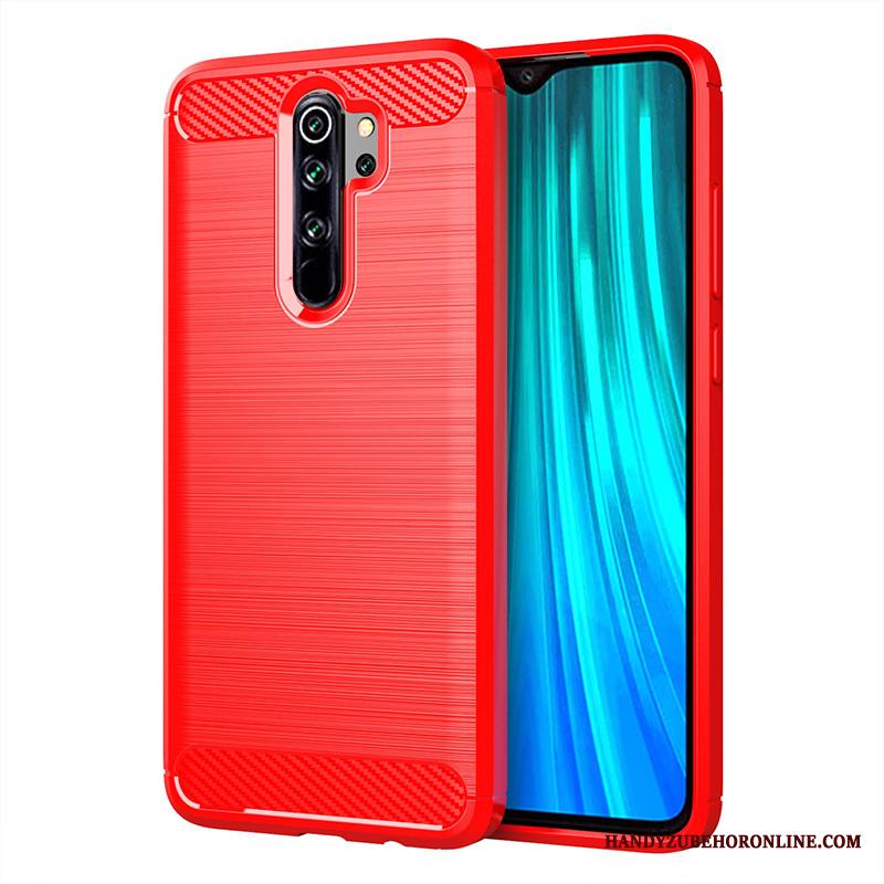 Redmi Note 8 Pro Puhelimen Kuoret Suojaus Musta Punainen Takakansi Liiketoiminta Kuori