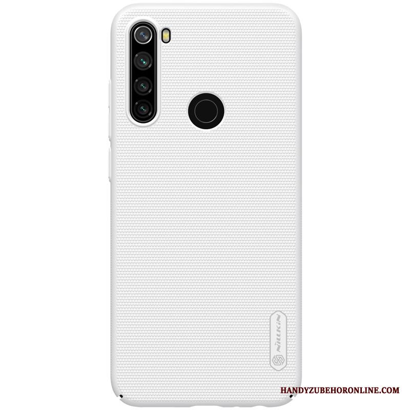 Redmi Note 8t Kuori Punainen Kova Murtumaton All Inclusive Musta Pieni Pesty Suede