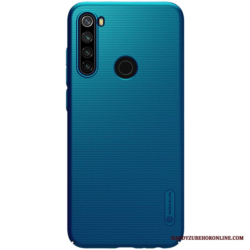 Redmi Note 8t Kuori Punainen Kova Murtumaton All Inclusive Musta Pieni Pesty Suede