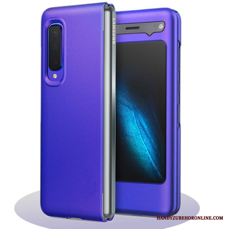 Samsung Fold Kuori All Inclusive Puhelimen Kuoret Ultra Violetti Tähti Pesty Suede Ohut