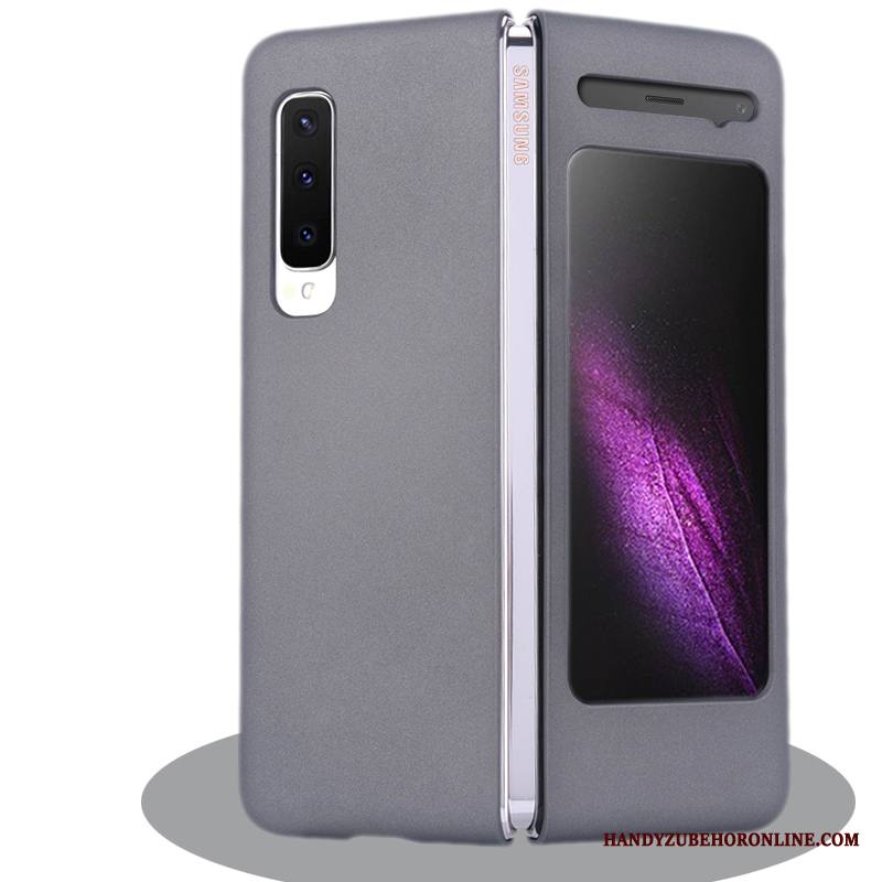 Samsung Fold Kuori All Inclusive Puhelimen Kuoret Ultra Violetti Tähti Pesty Suede Ohut