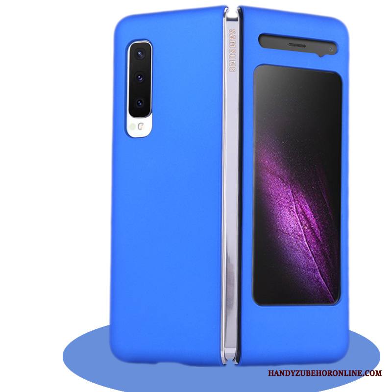 Samsung Fold Kuori All Inclusive Puhelimen Kuoret Ultra Violetti Tähti Pesty Suede Ohut