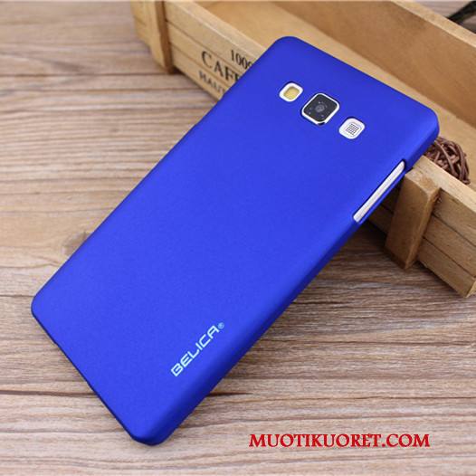 Samsung Galaxy A3 2015 Kova Ultra Suojaus Kuori Tähti Pesty Suede Maalaus