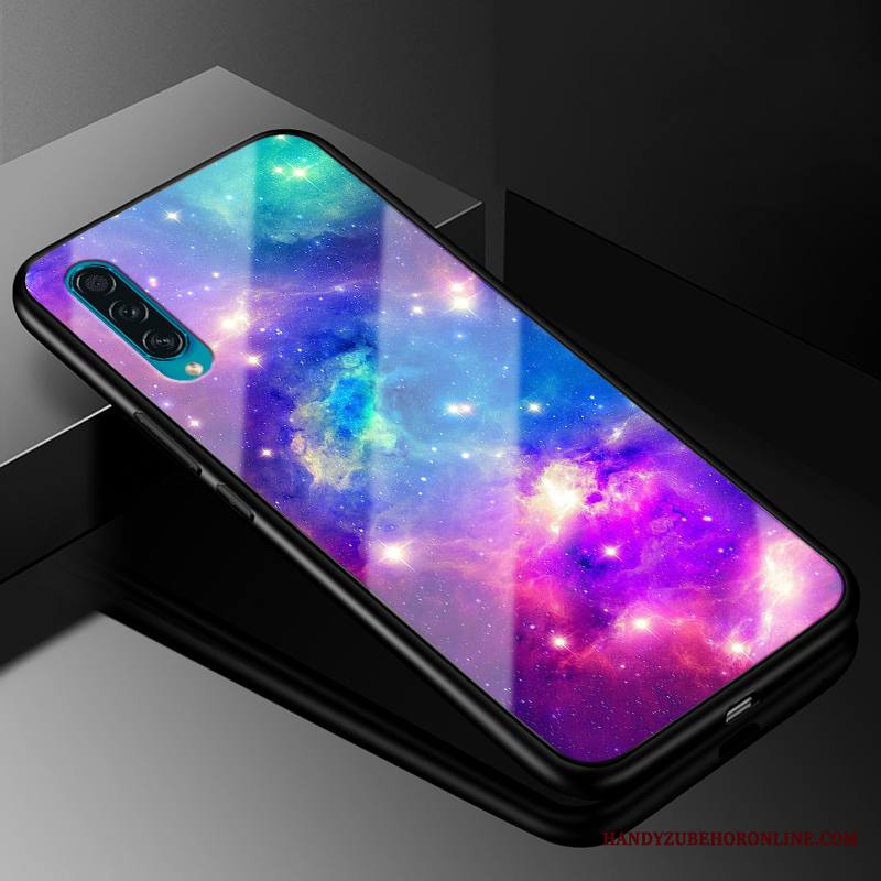 Samsung Galaxy A30s Kuori Luova Murtumaton Kotelo Uusi Tähti Lasi Musta