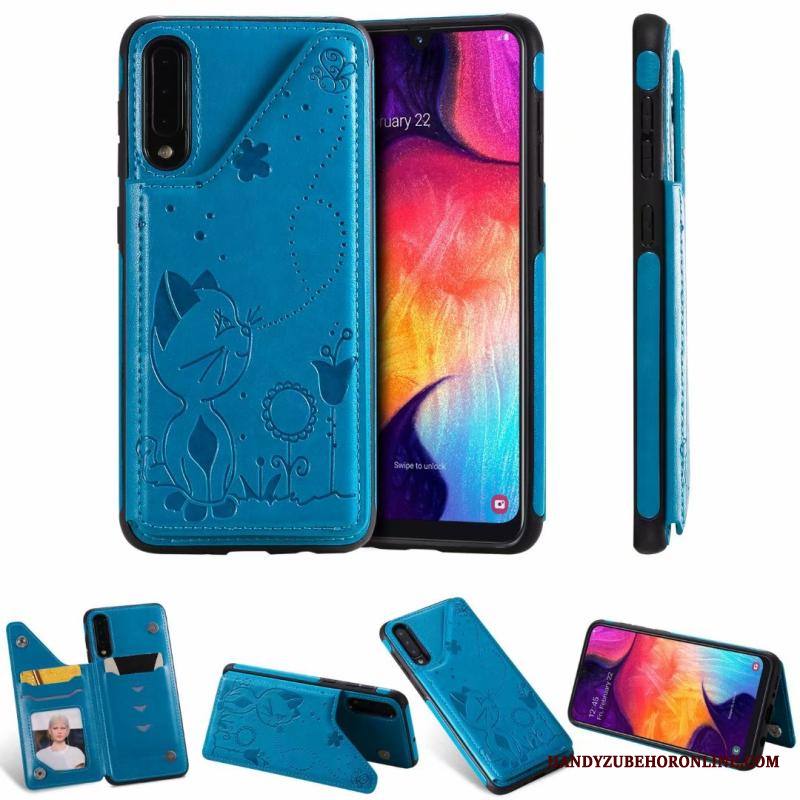 Samsung Galaxy A30s Murtumaton Harmaa Kuori Hemming Puhelimen Kuoret Kissa Tähti