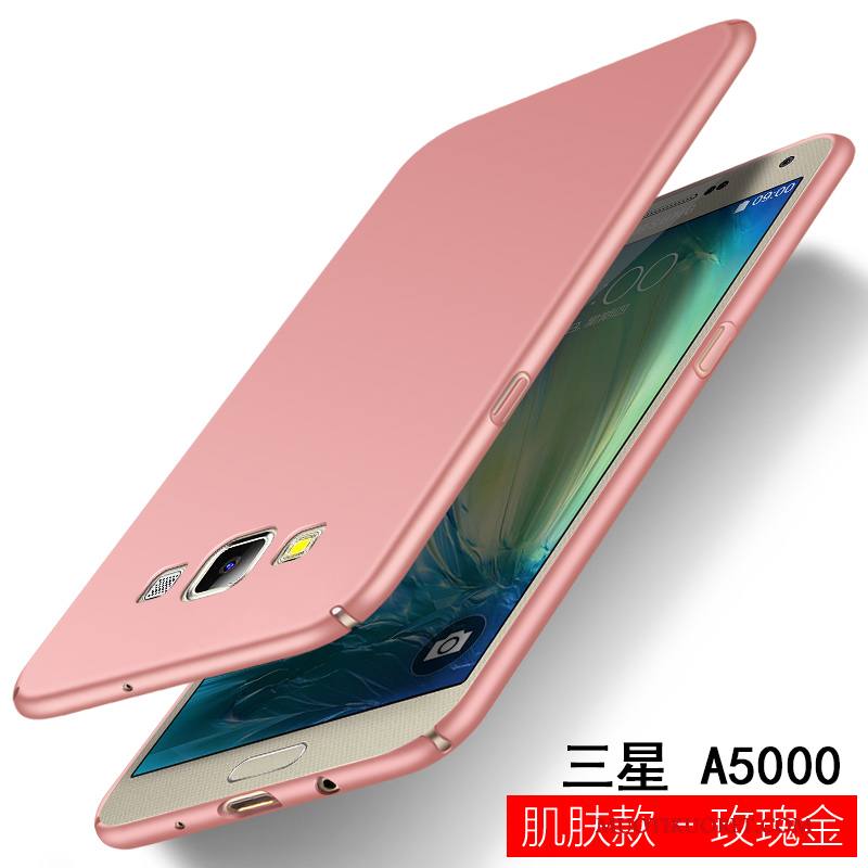 Samsung Galaxy A5 2015 Kuori Suojaus Kulta Kova Silikoni Ihana Pinkki