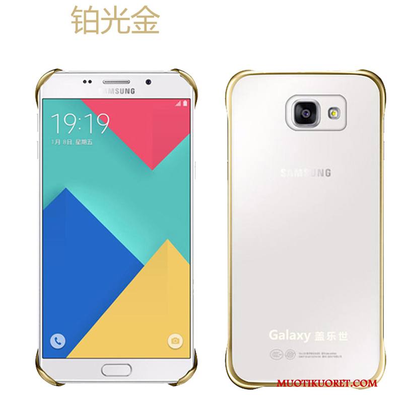 Samsung Galaxy A5 2016 Kuori Kehys Kulta Pinkki Kotelo Puhelimen Puhelimen Kuoret Takakansi