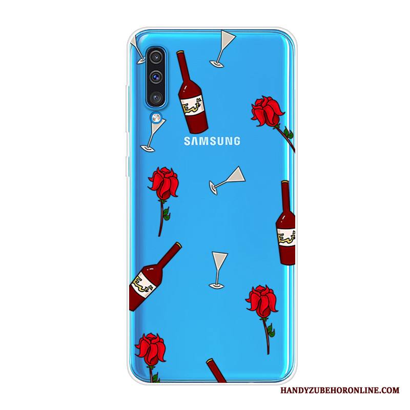 Samsung Galaxy A50 Kuori Murtumaton Trendi Puhelimen Kotelo Silikoni All Inclusive Tähti