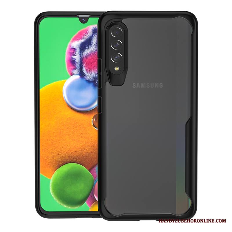 Samsung Galaxy A50s Kuori Silikoni Musta Suojaus Murtumaton Tähti Pehmeä Neste Kotelo