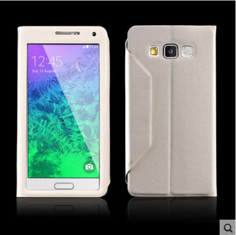 Samsung Galaxy A7 2015 Kuori Kotelo Nahkakotelo Suojaus Puhelimen Murtumaton Violetti Kuoret