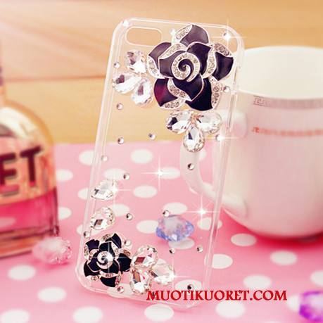 Samsung Galaxy A7 2015 Takakansi Kuori Jauhe Trendi Tähti Rhinestone Inlay Puhelimen Kuoret