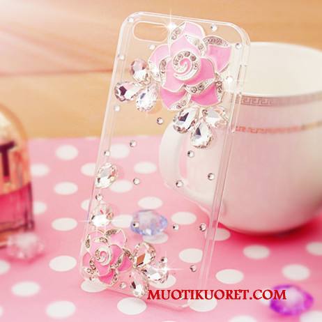 Samsung Galaxy A7 2015 Takakansi Kuori Jauhe Trendi Tähti Rhinestone Inlay Puhelimen Kuoret