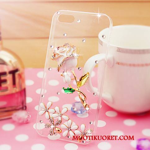 Samsung Galaxy A7 2015 Takakansi Kuori Jauhe Trendi Tähti Rhinestone Inlay Puhelimen Kuoret