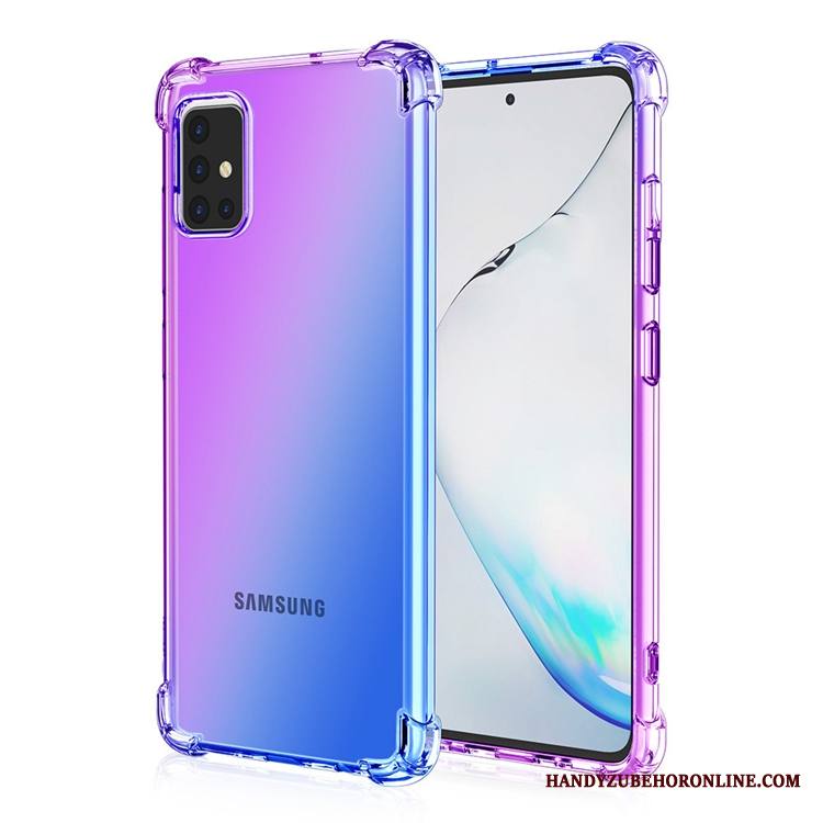 Samsung Galaxy A71 Kuori Tähti Kotelo All Inclusive Jauhe Puhelimen Kuoret Sateenkaari Murtumaton