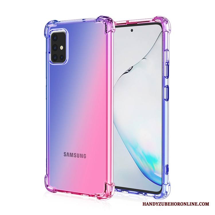 Samsung Galaxy A71 Kuori Tähti Kotelo All Inclusive Jauhe Puhelimen Kuoret Sateenkaari Murtumaton